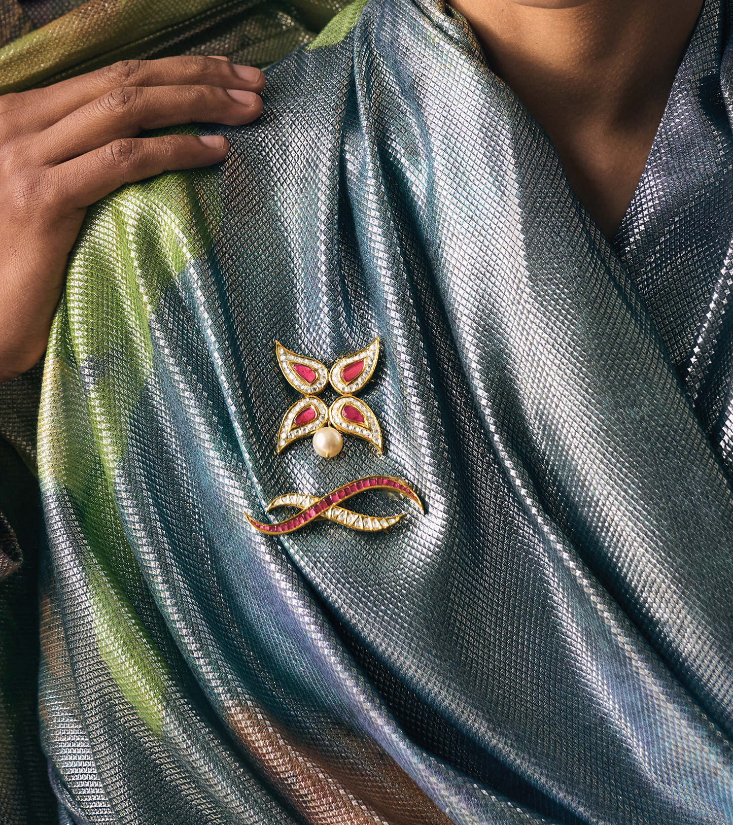 Indian Brooch by UNCUT Jewelry