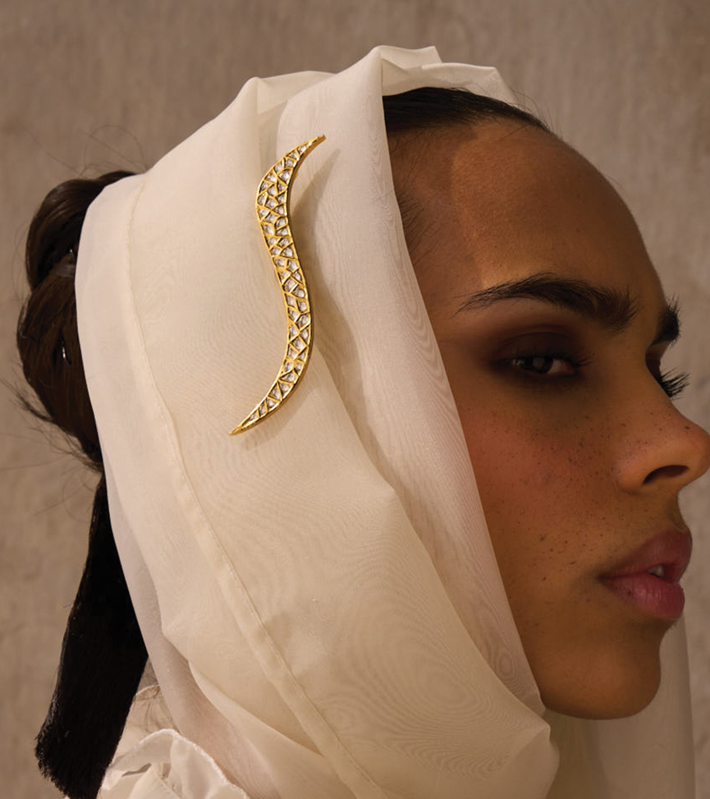 Gold Brooch by UNCUT Jewelry