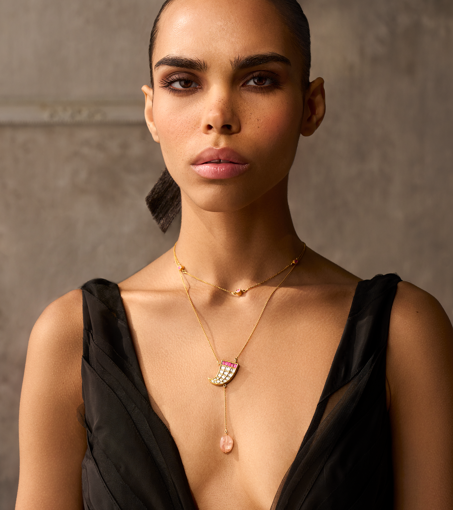 Indian Festive Necklace by UNCUT Jewelry