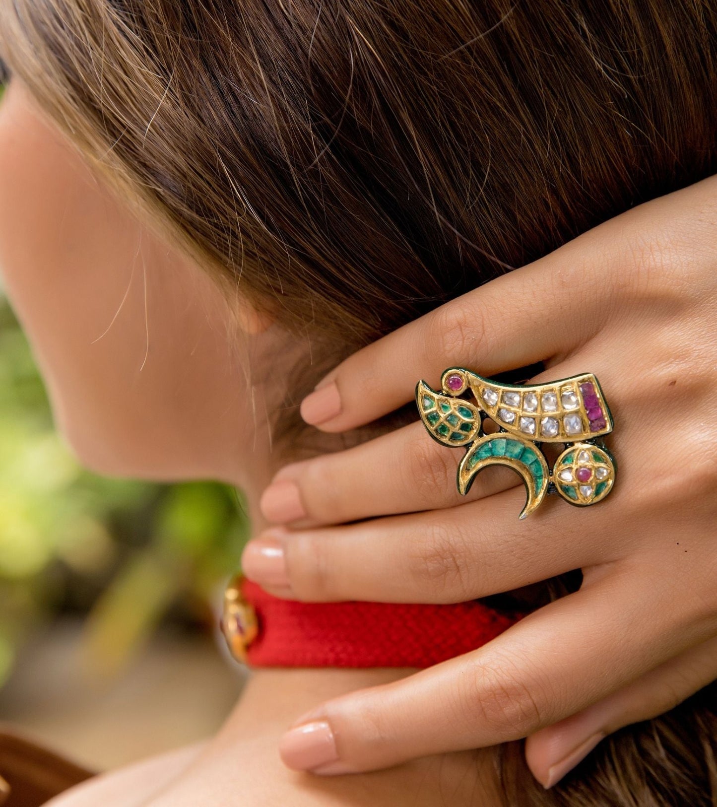 Indian Festive Rings by UNCUT Jewelry