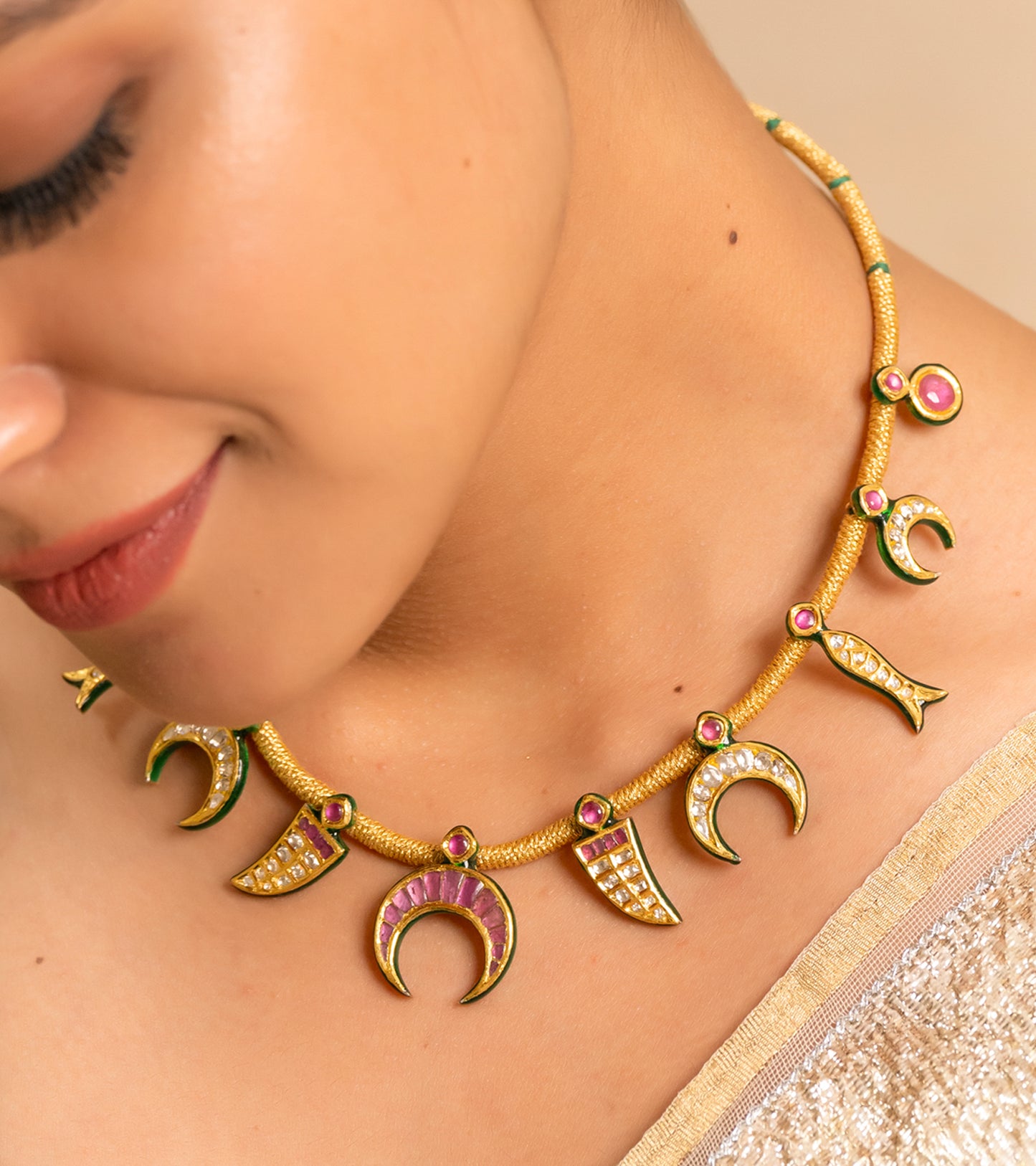 Aida Polki Necklace