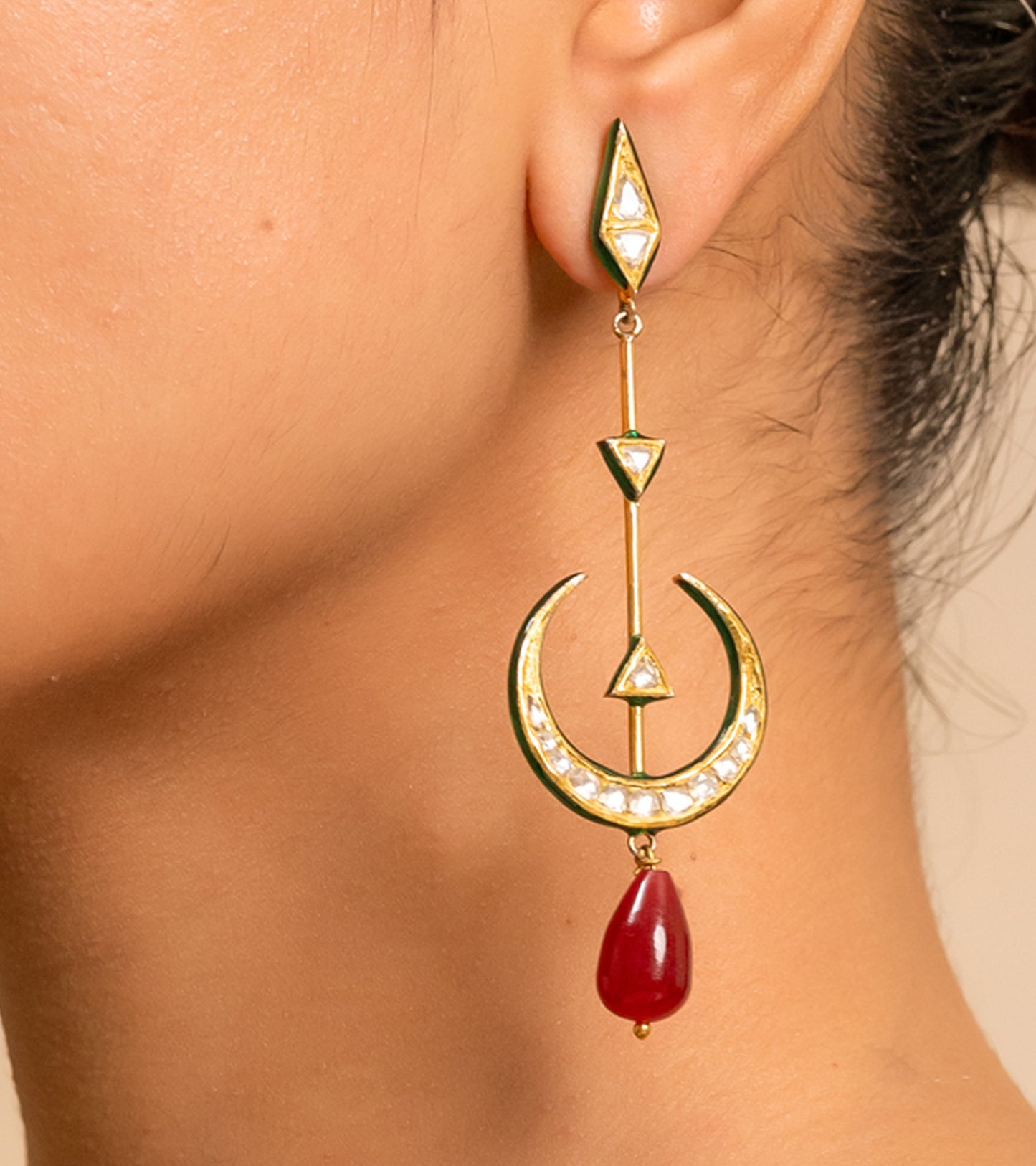 Dua Polki Earrings | Festive