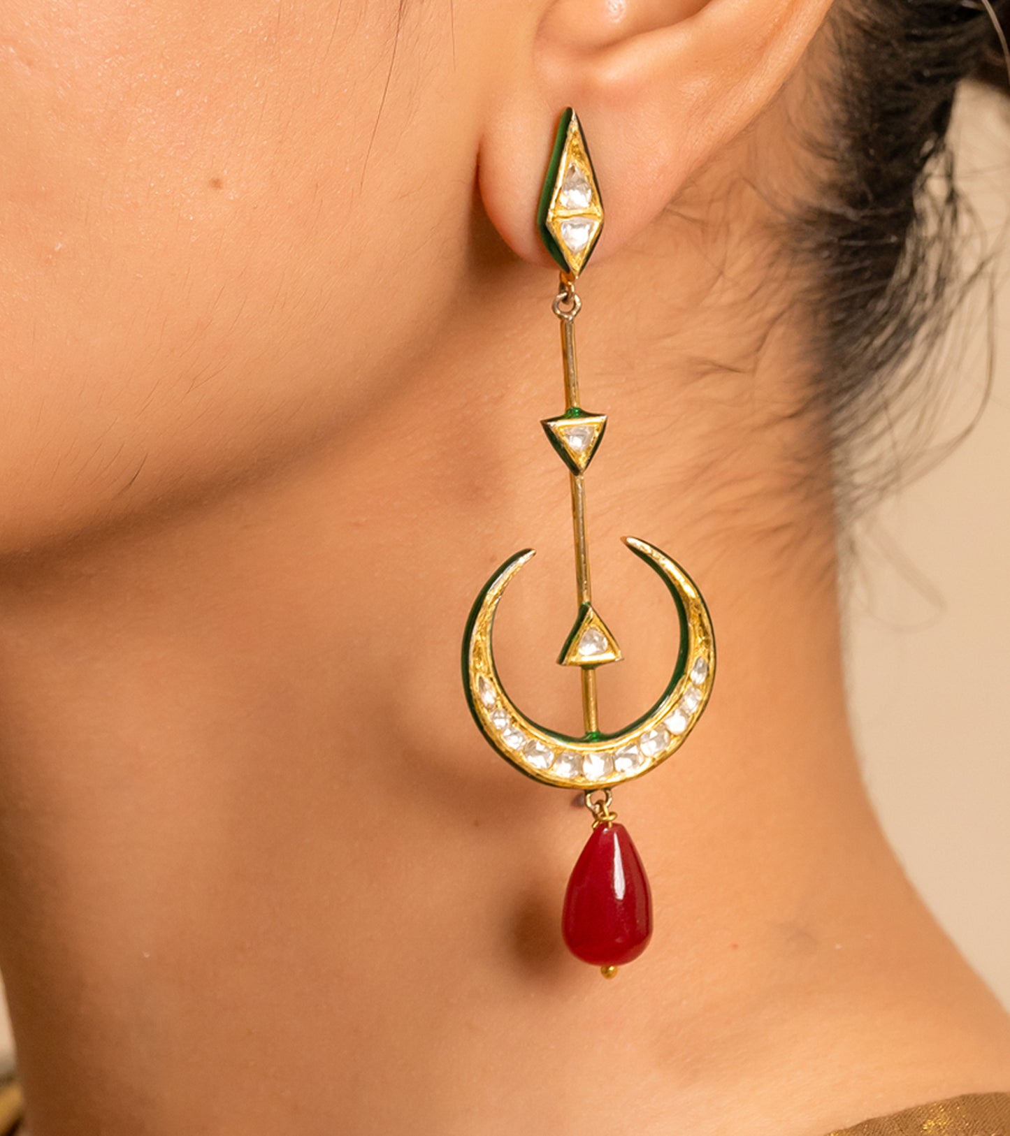 Dua Polki Earrings | Festive