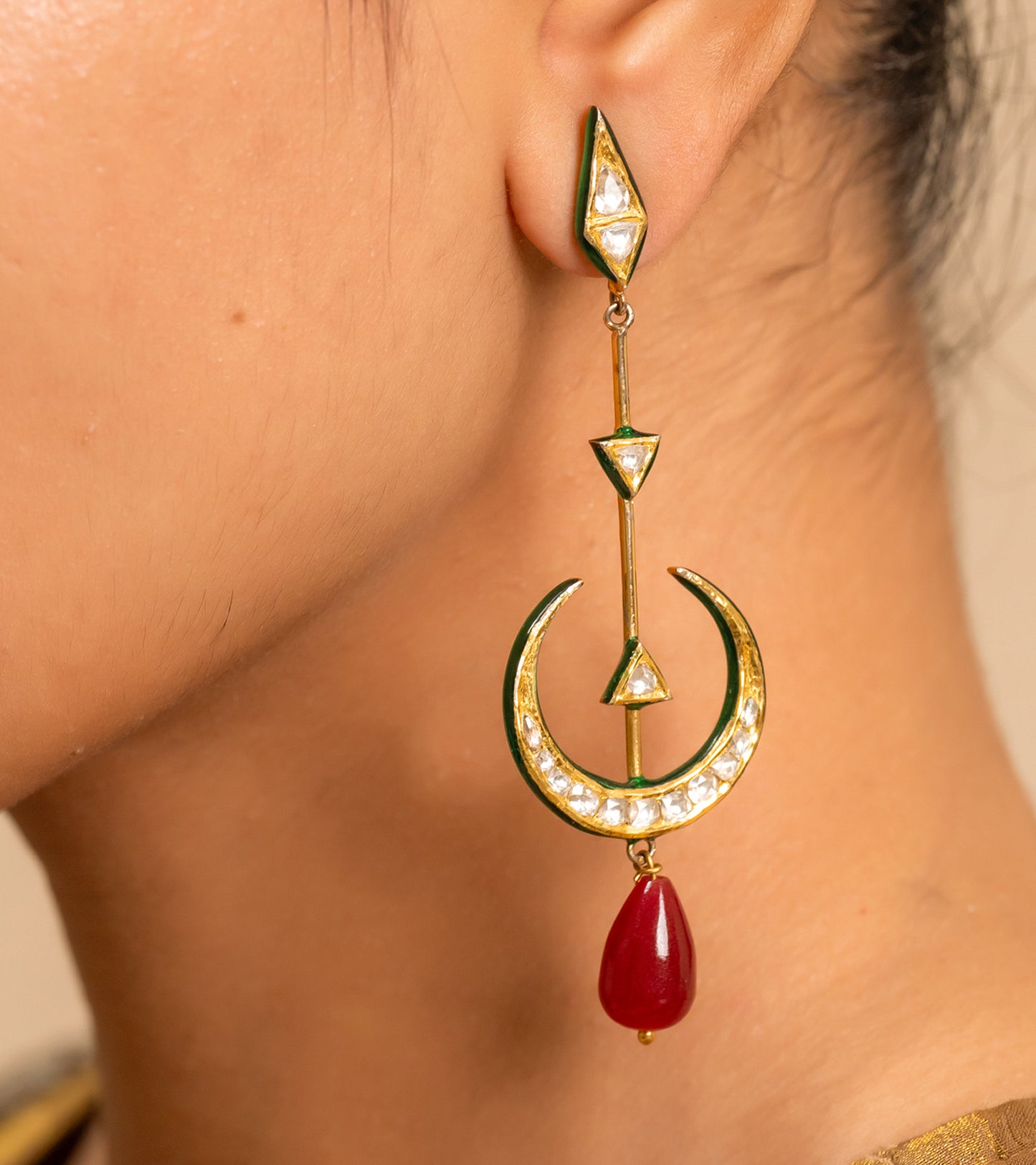 Dua Polki Earrings | Festive