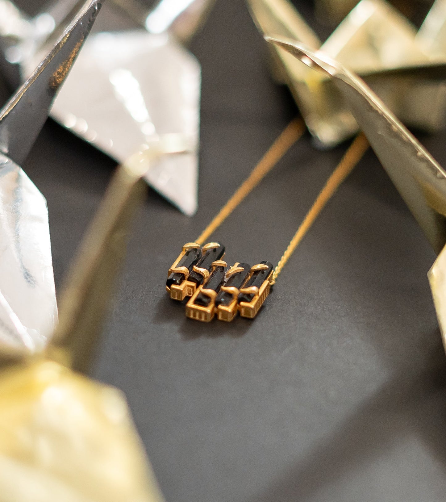Gold Necklace by UNCUT Jewelry