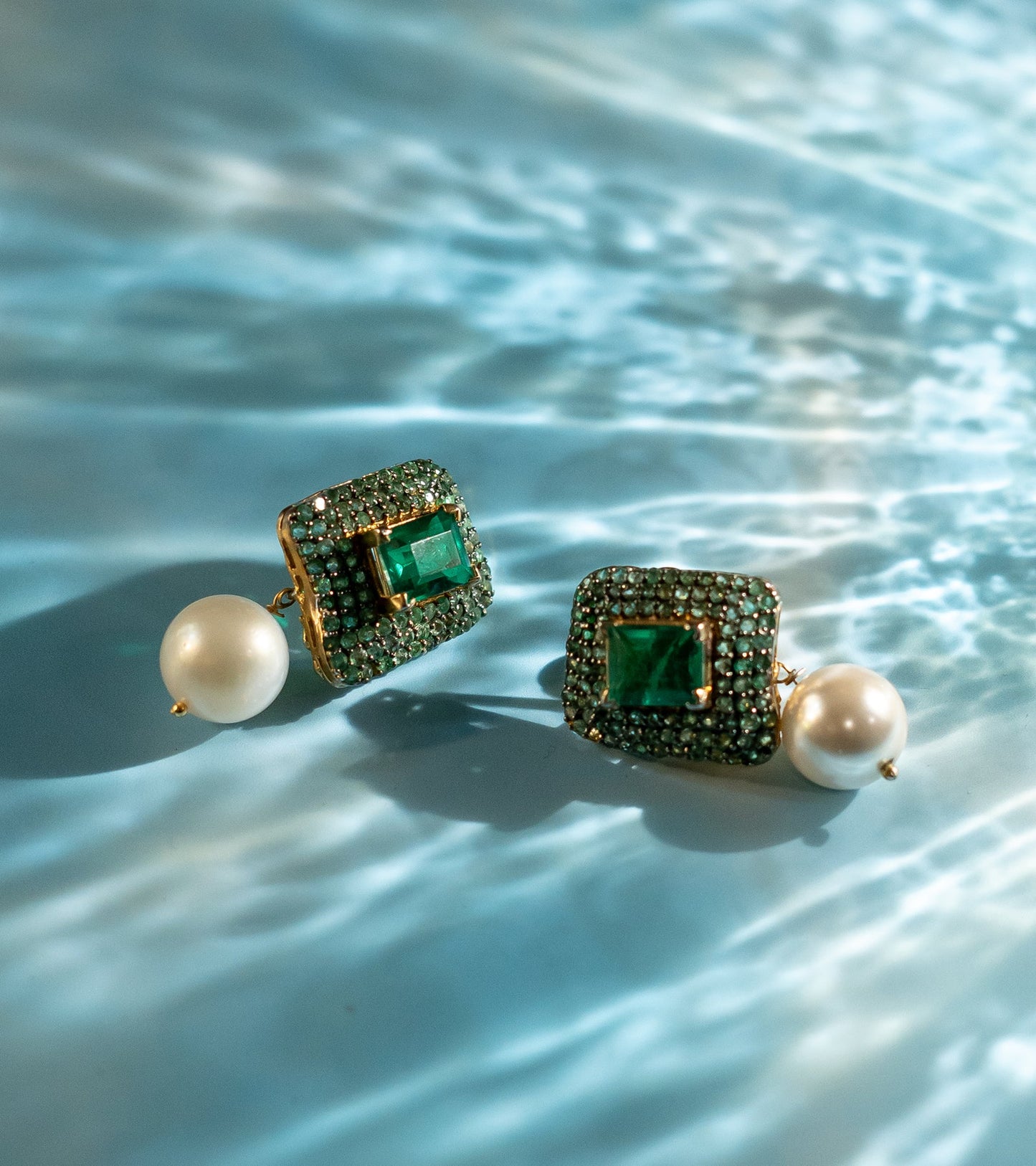 Gold Earrings by UNCUT Jewelry