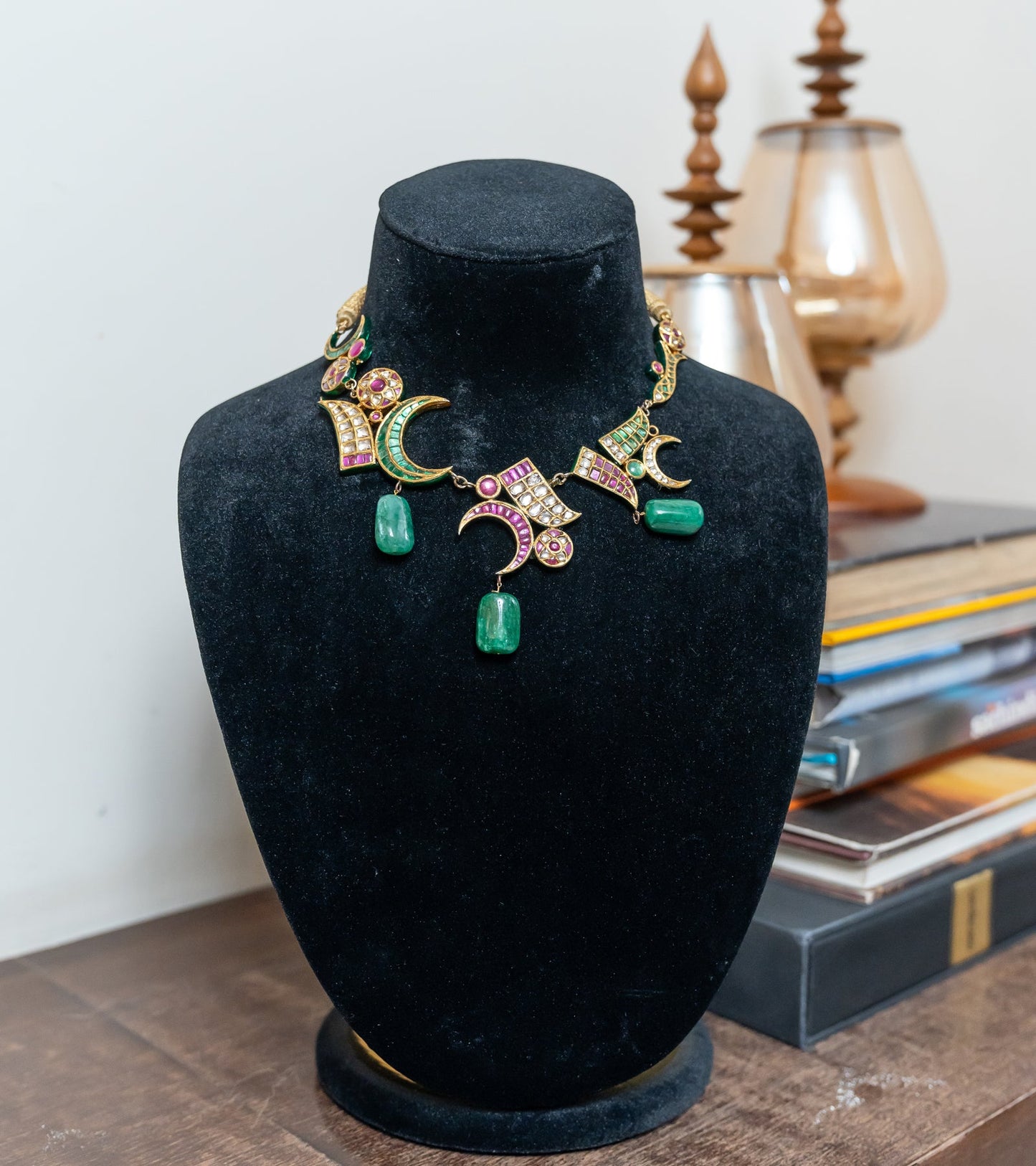 Festive Glam Necklace by UNCUT Jewelry