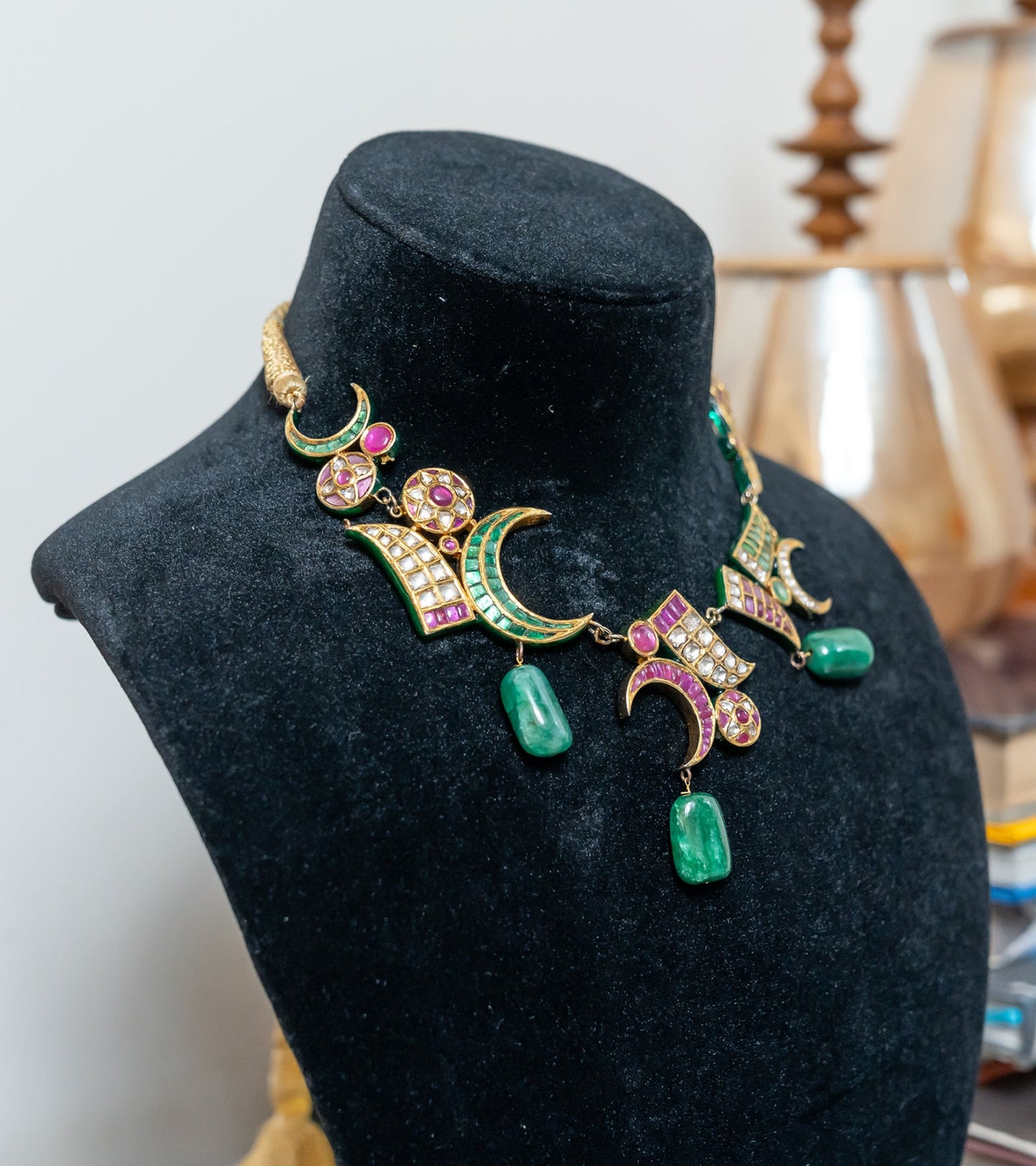 Polki Bridal Necklace by UNCUT Jewelry