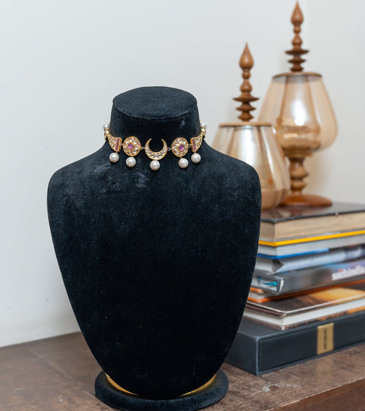Polki Bridal Necklace by UNCUT Jewelry