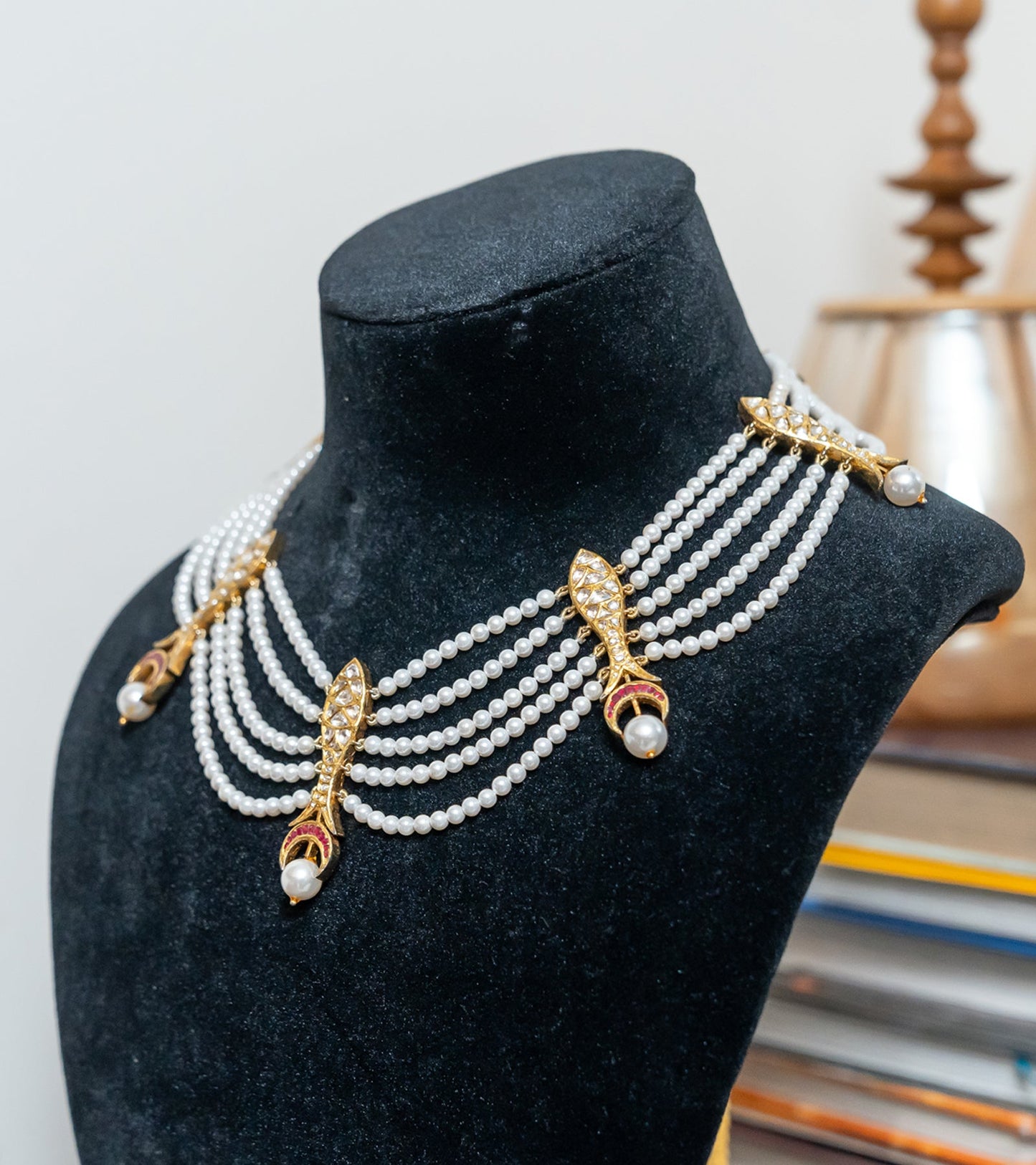 Festive Glam Necklace by UNCUT Jewelry