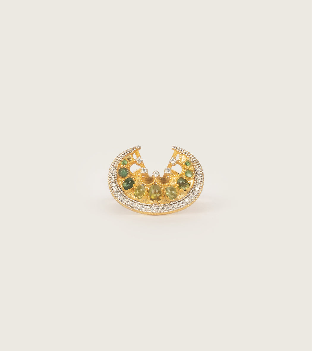 Czarina Crescent | Diamond Ring