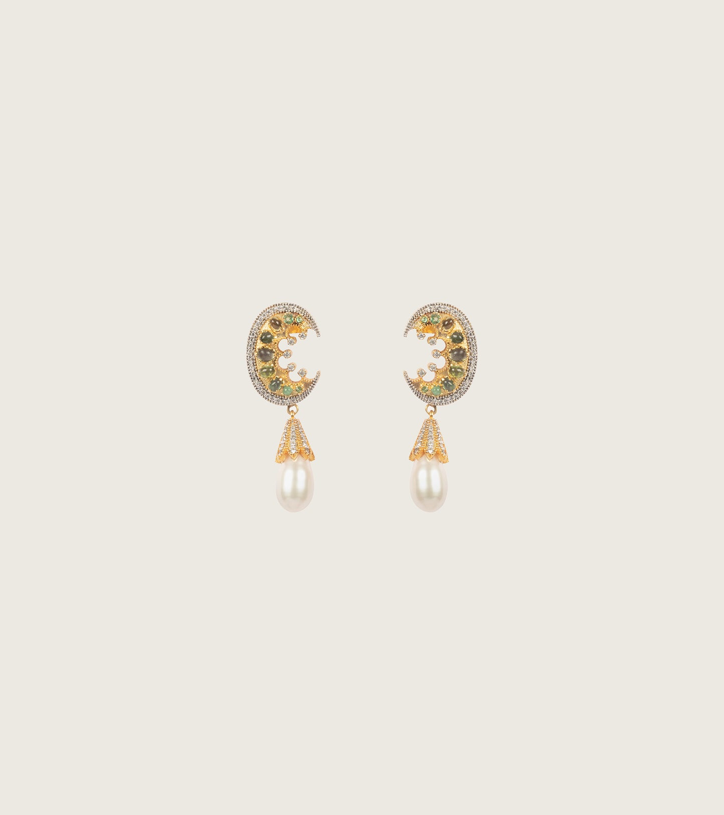 Czarina Diamond Crescent | Earrings