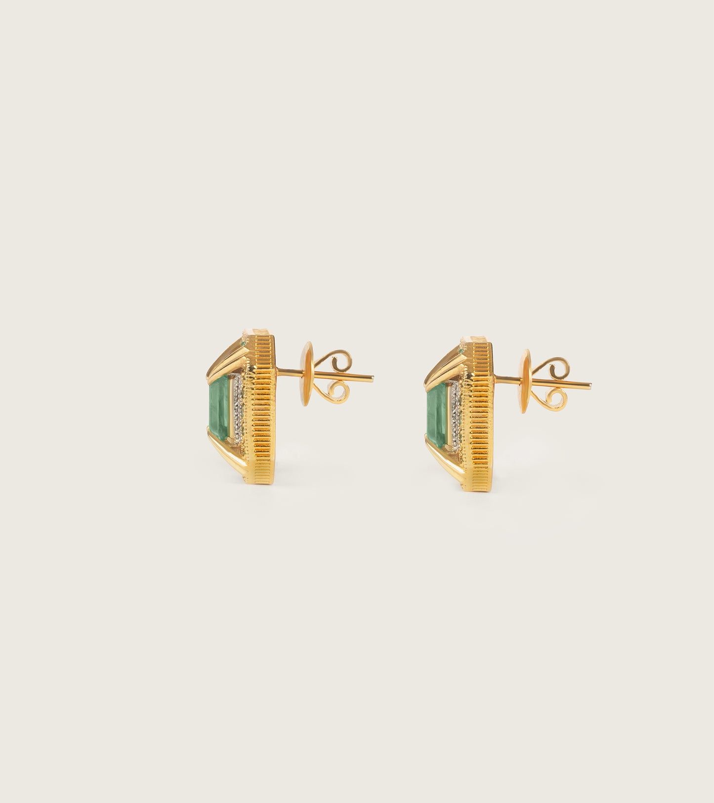 Eos Emerald | Stud Earrings