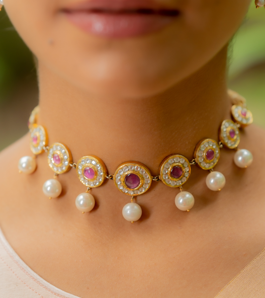 Nuha Polki Choker