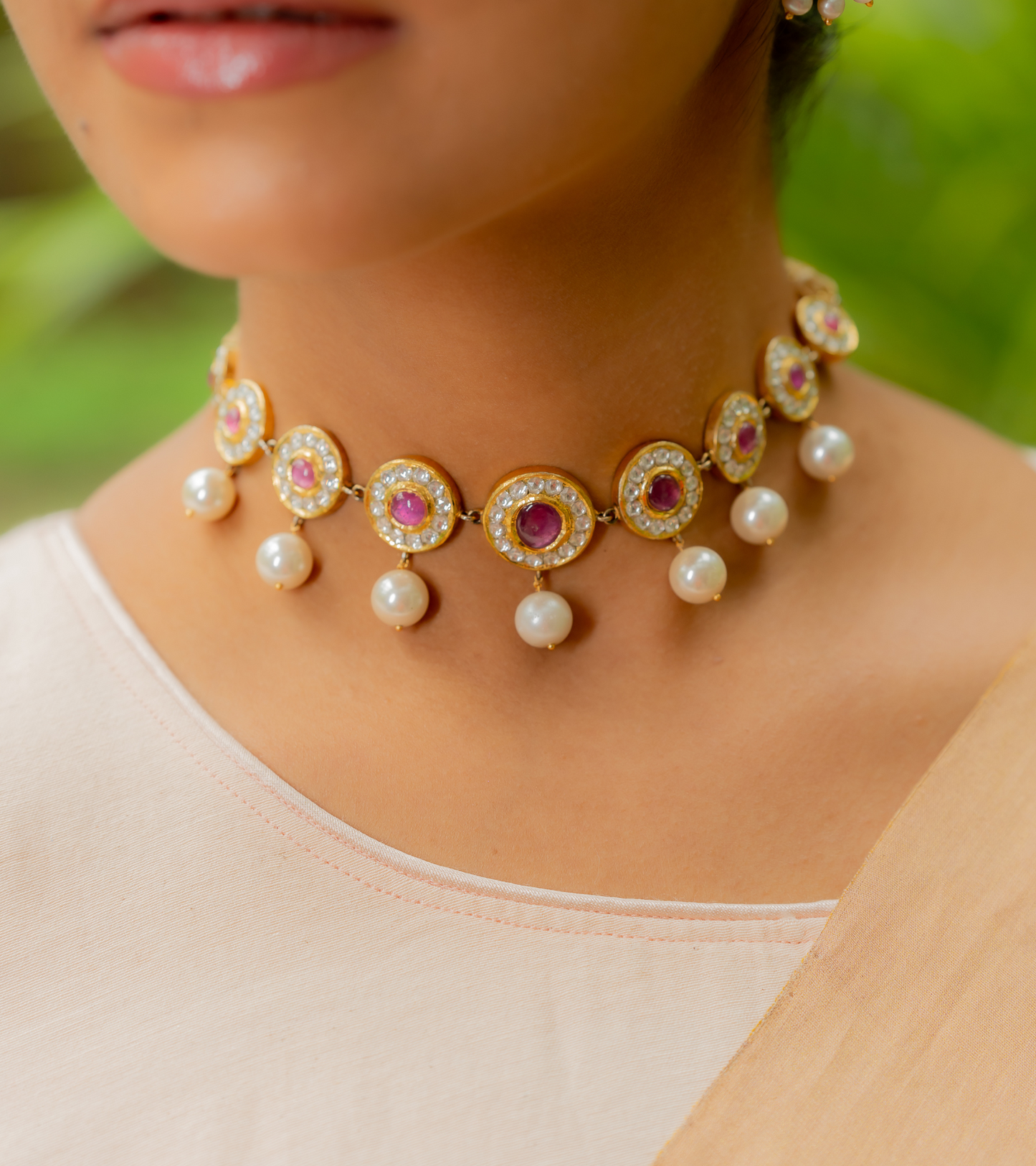 Nuha Polki Choker