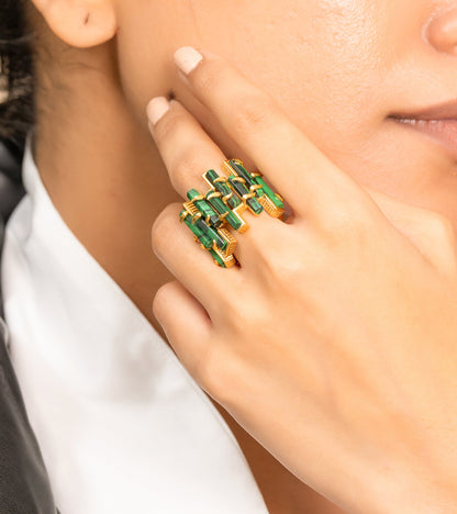 Malachite Rings by UNCUT Jewelry