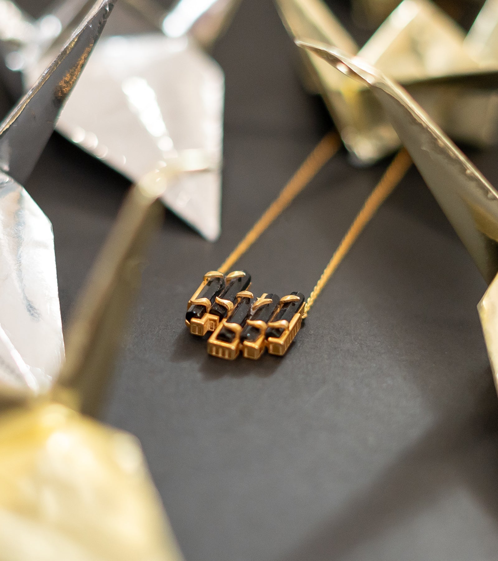 Gold Necklace by UNCUT Jewelry
