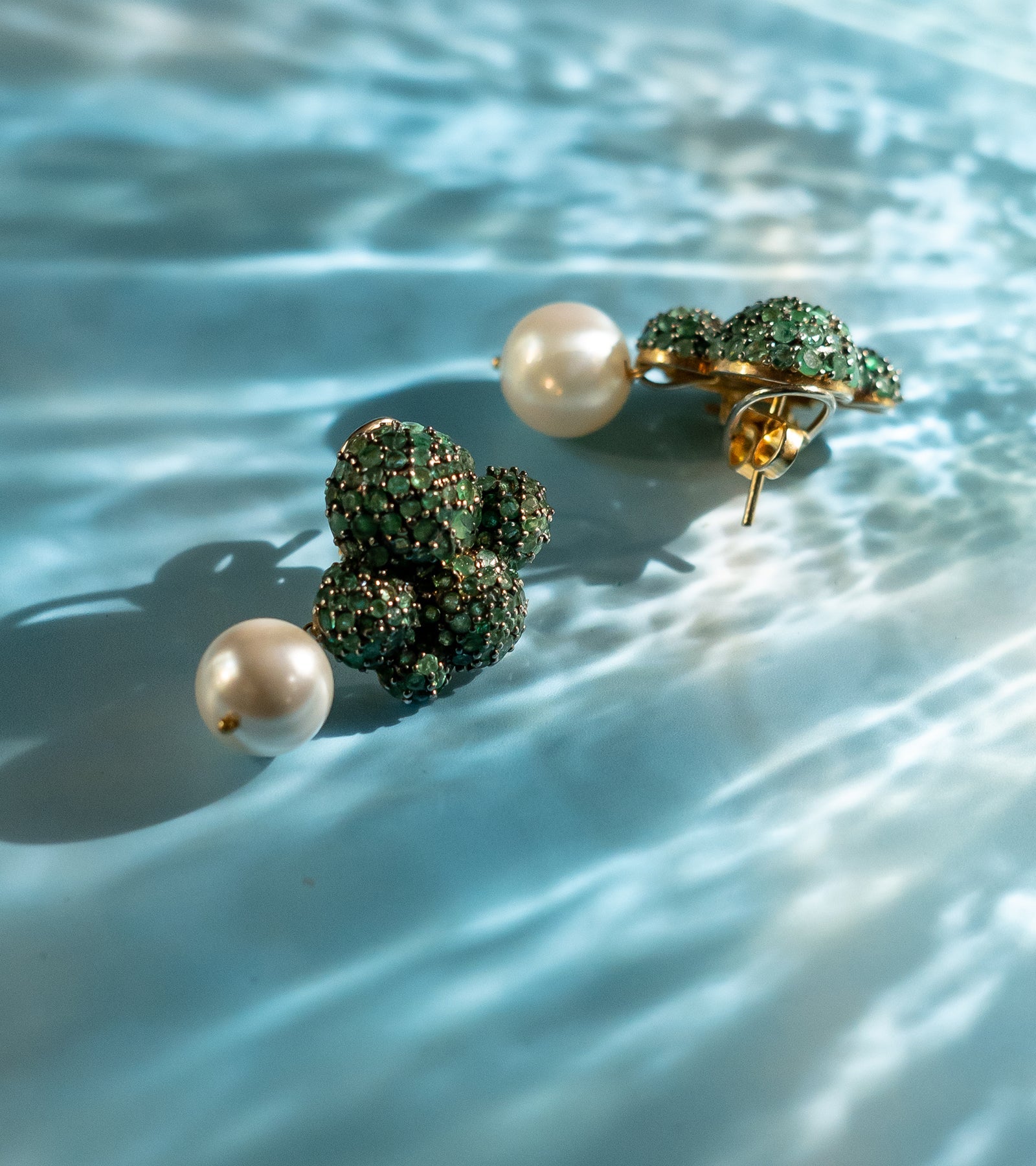 Gold Earrings by UNCUT Jewelry