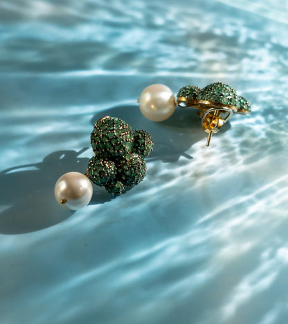 Gold Earrings by UNCUT Jewelry