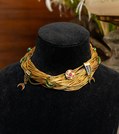 Colourful Naaz Necklace | Festive