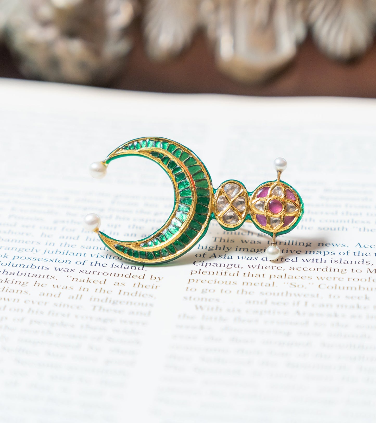 Ethnic Brooch by UNCUT Jewelry