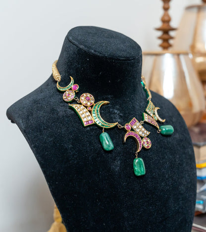 Polki Bridal Necklace by UNCUT Jewelry