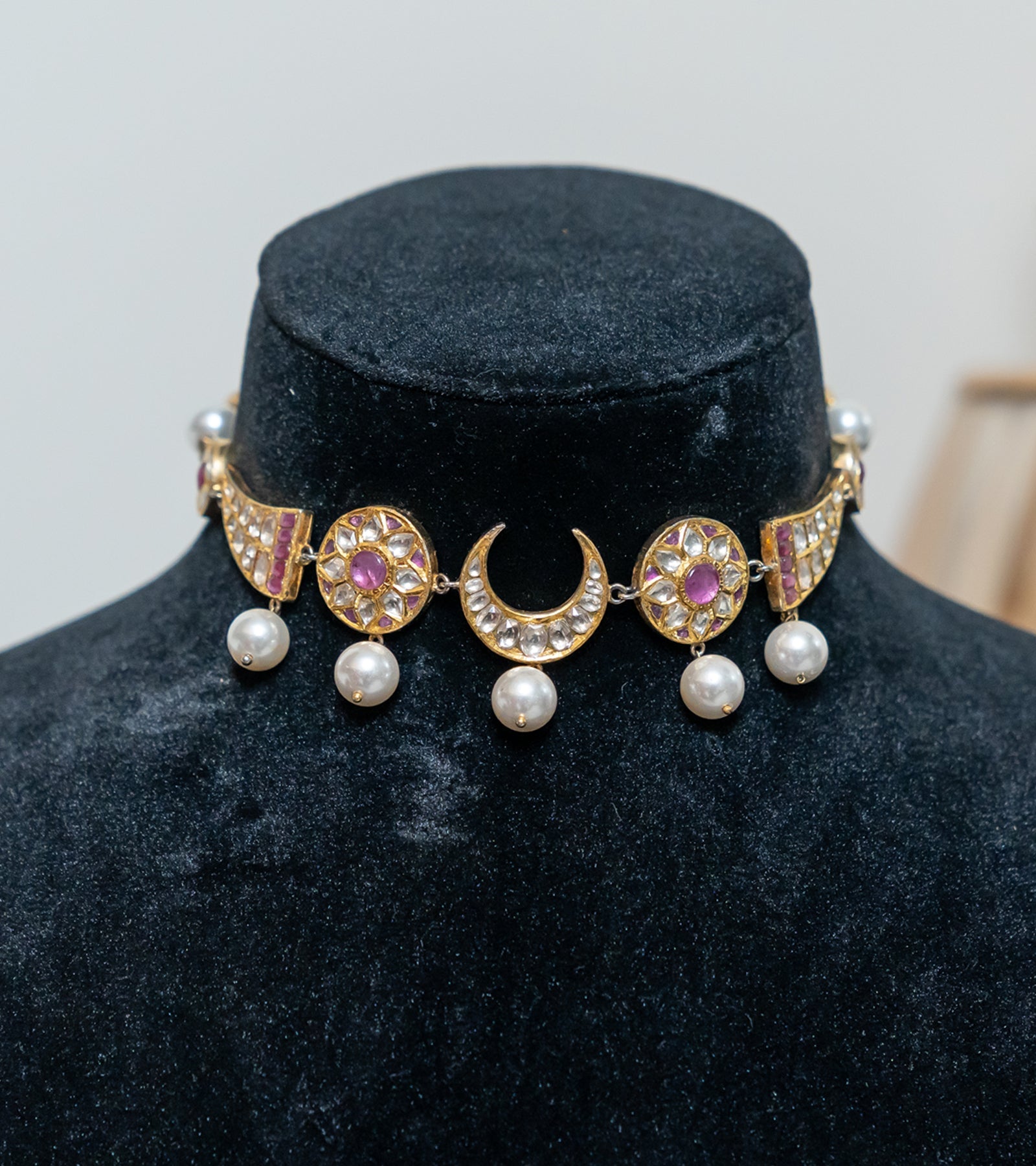 Indian Festive Necklace by UNCUT Jewelry