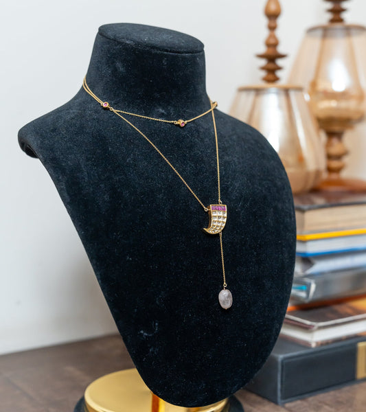 Polki Necklace by UNCUT Jewelry